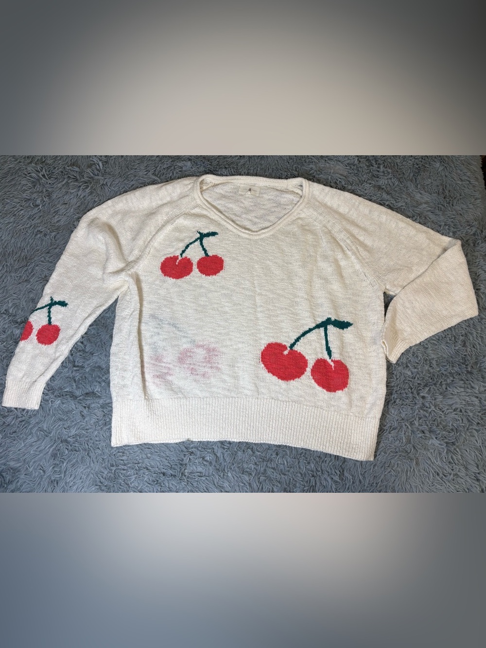 Lou & Grey Women’s Cherry Knit Sweater
